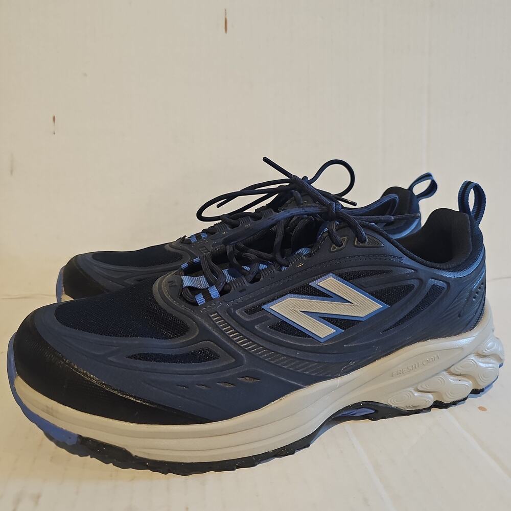 New Balance Fresh Foam 410v8 Mens 10.5 2E Wide Trail Running Shoes Blue M4108G6